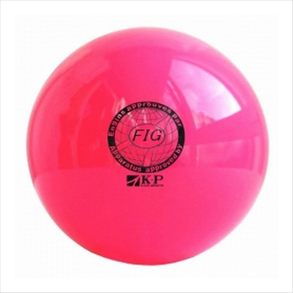 Мяч для художественной гимнастики (розовый) (20см, 410гр.)